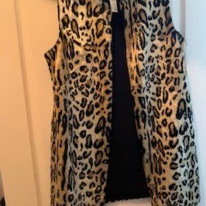 LEOPARD FUR VEST